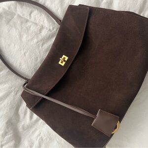 Rodeo Brown Suede Handbag like Balenciaga
